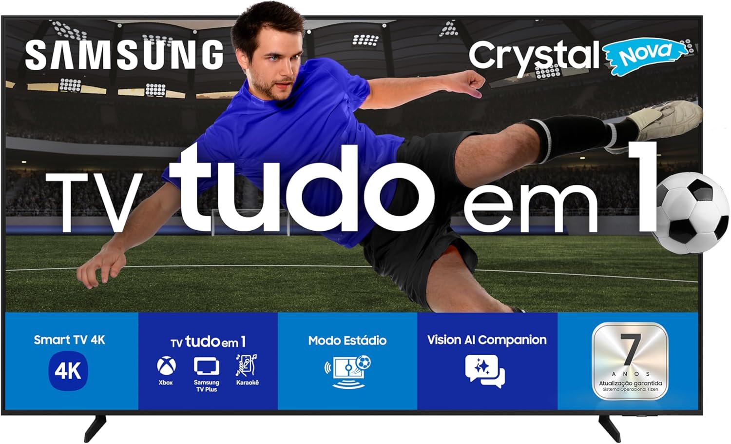 Descubra a Nova Samsung Smart TV 50\” Crystal UHD 4K U8600F 2025: Tecnologia e Design de Ponta