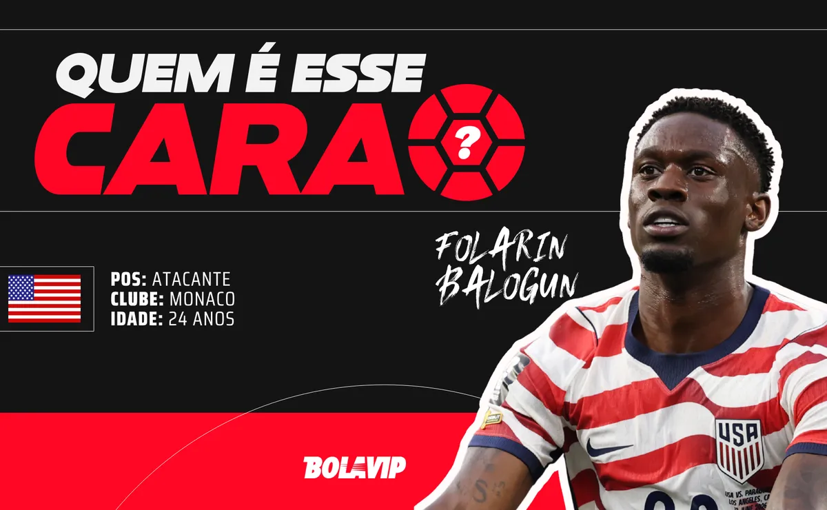 Quem é esse cara? Folarin Balogun nasceu nos EUA por acaso e brilhou com dois gols contra o Paraguai na Copa