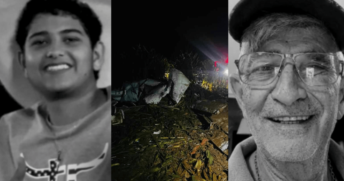 Avô e neto morrem em queda de avião na zona rural de Goiás