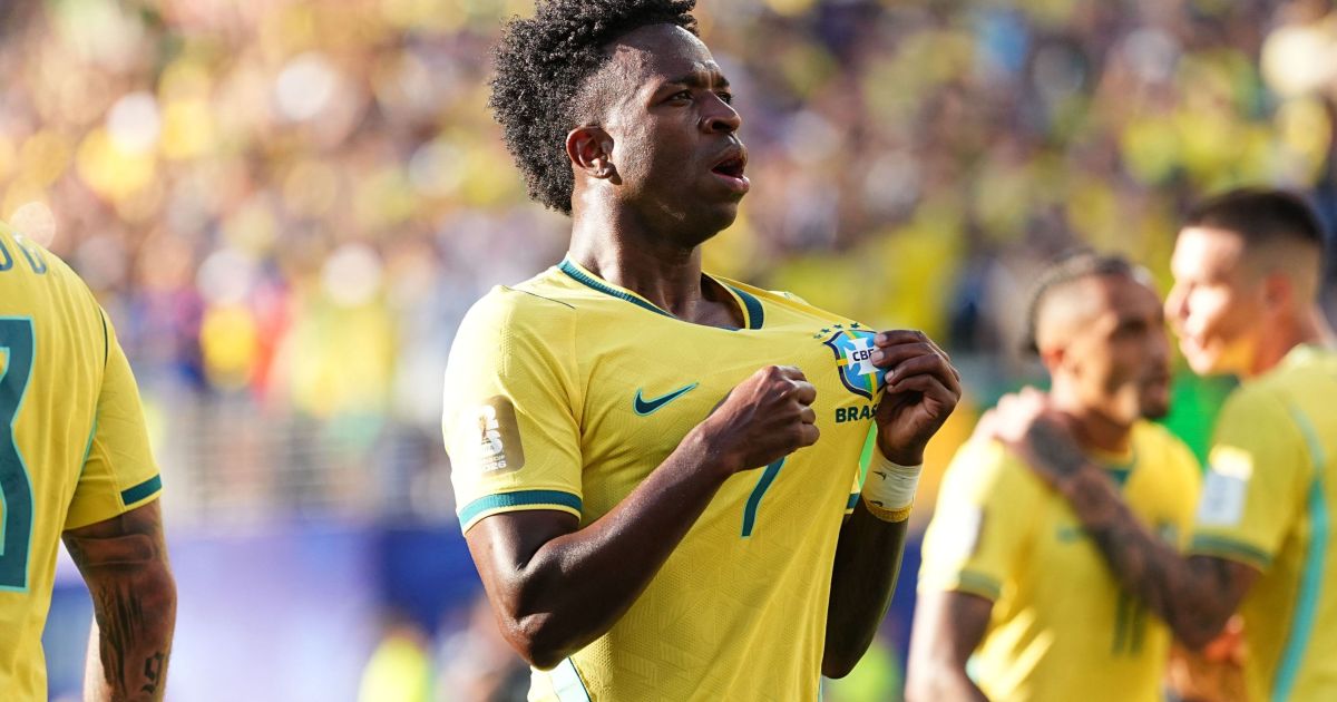 Vini Jr. se recusa a responder pergunta em espanhol: “Estou com o Brasil”