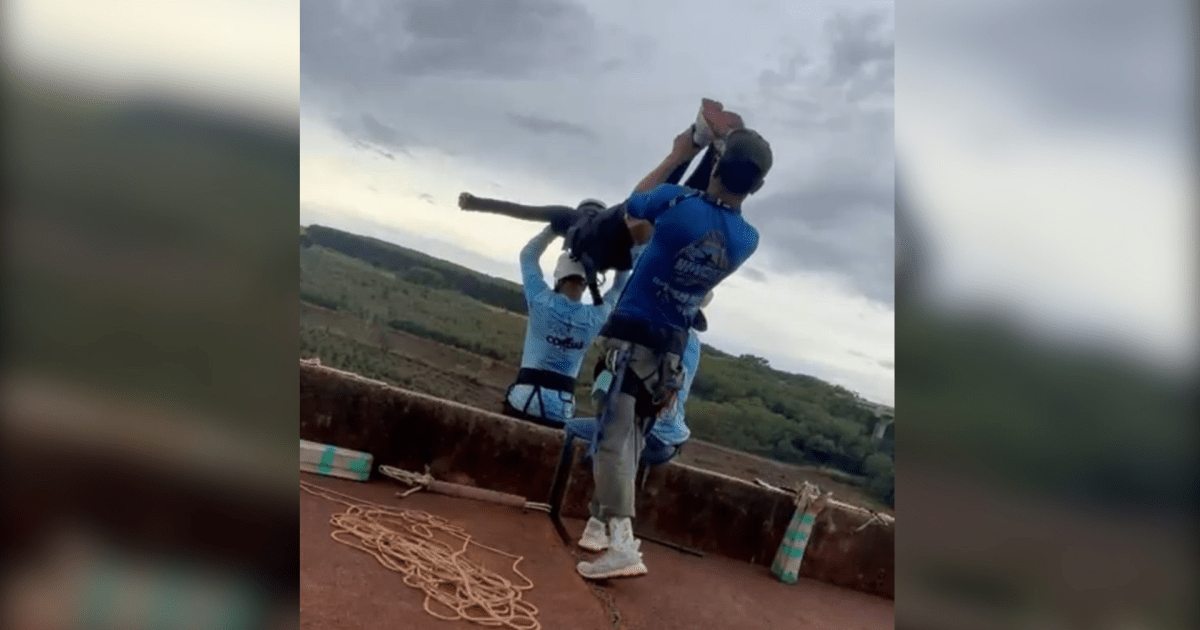 Funcionário tirou câmera de morta em rope jump após queda, diz testemunha