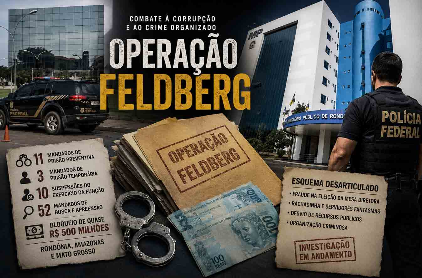 Operação Feldberg: MP de Rondônia reforça equipe para atuar em processos que investigam suposta organização criminosa na ALE-RO