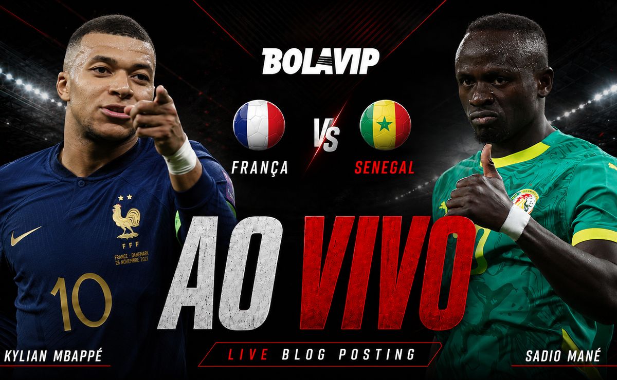 França 0 x 0 Senegal AO VIVO – Intervalo de jogo pela Copa do Mundo