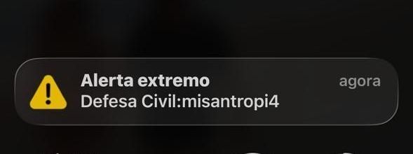 Alerta falso com aviso “misantropi4” chega a celulares pelo Brasil; entenda
