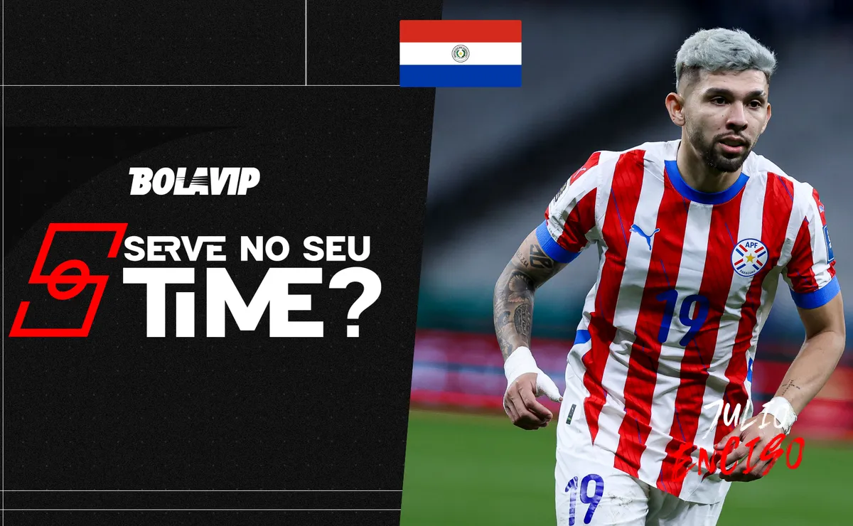 Serve no seu time? Julio Enciso chama atenção em vitória heroica do Paraguai na Copa do Mundo