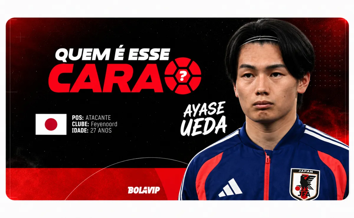 Quem é esse cara? Ayase Ueda vira destaque do Japão contra a Tunísia na Copa do Mundo