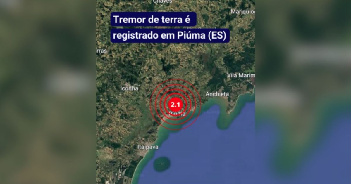 Tremor de magnitude 2.1 atinge cidade no Espírito Santo; entenda
