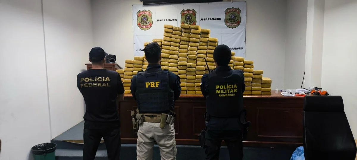 Carga de 210 quilos de maconha é apreendida em RO