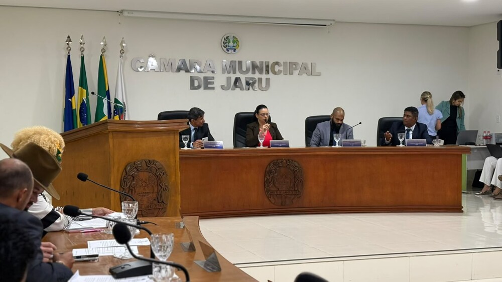 Câmara de Jaru apresenta indicações voltadas à saúde, infraestrutura e segurança no trânsito