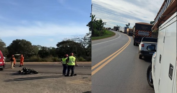 Casal morre após ser atropelado por caminhão na BR-364 em RO