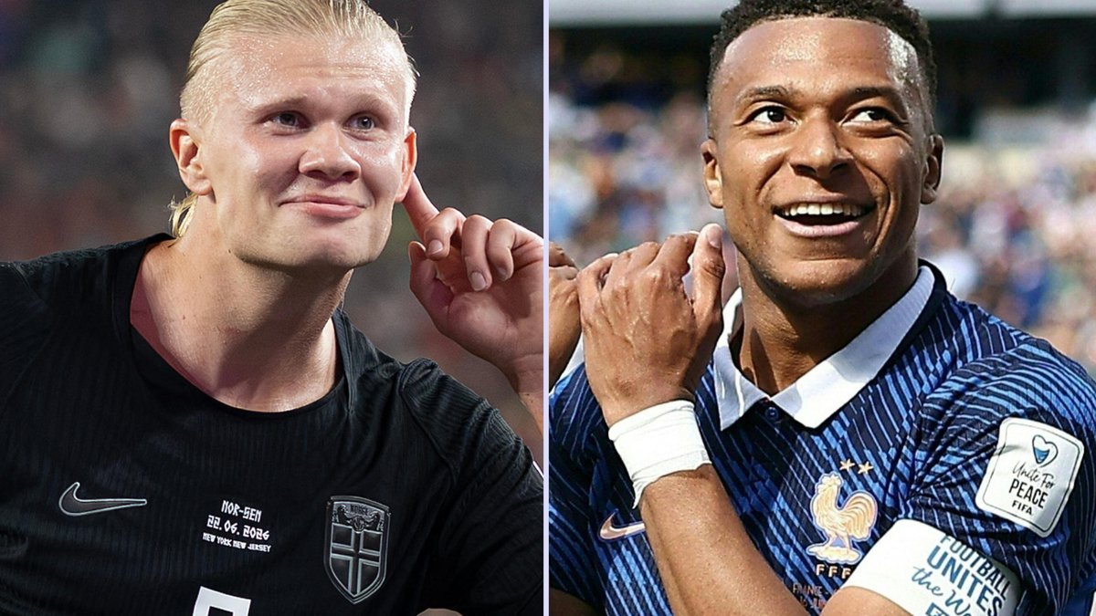 Haaland e Mbappé se enfrentam em duelo de artilheiros na Copa do Mundo 2026