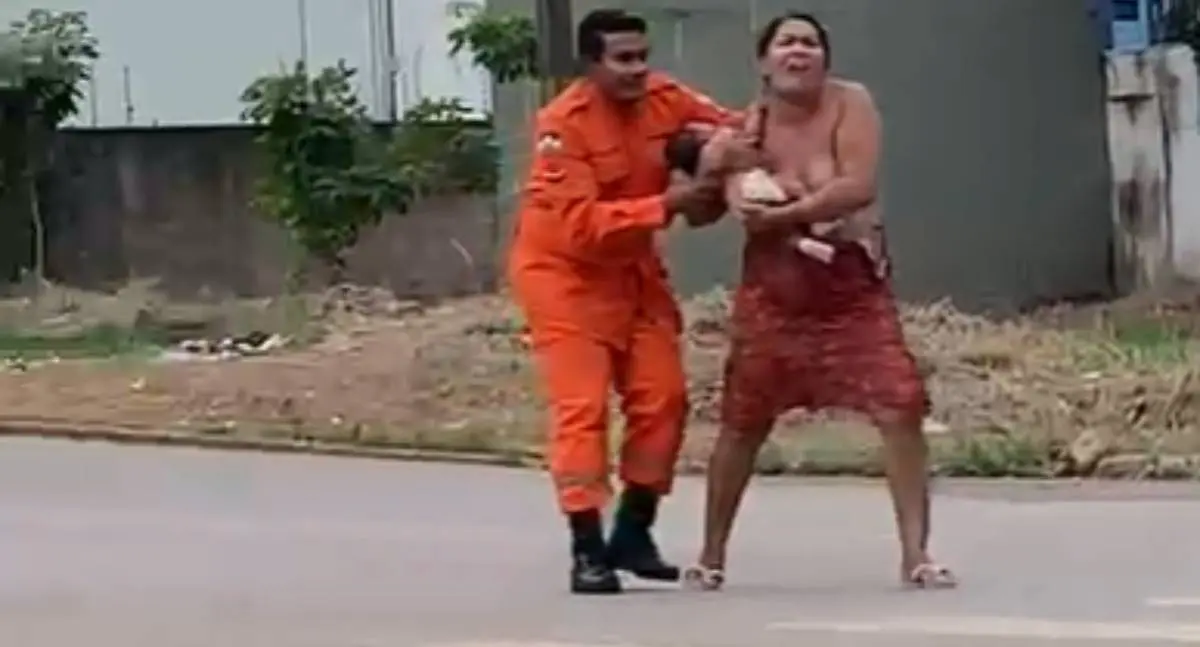 Sargento do Corpo de Bombeiros salva bebê em situação de risco em Porto Velho