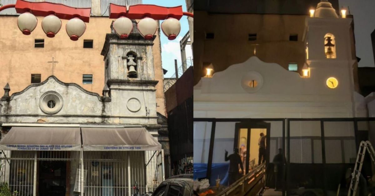 Capela reabre em SP após descoberta de ossos revelar passado de escravidão