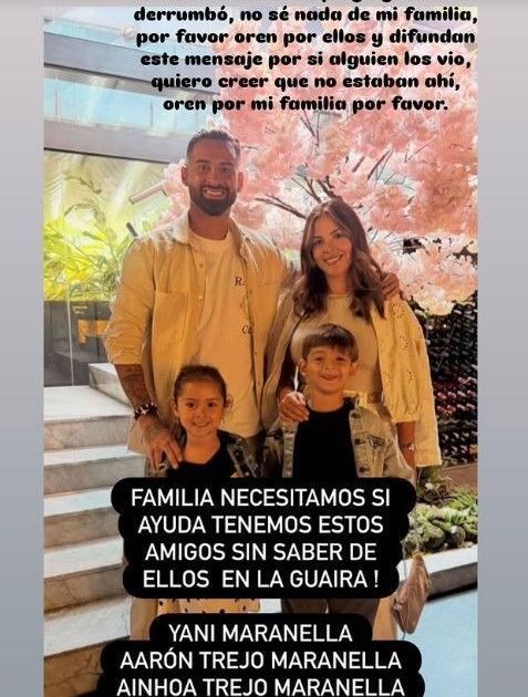 Família de jogador argentino é encontrada morta após tremores na Venezuela