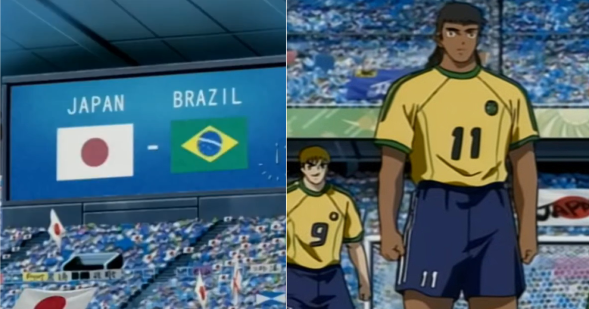 “Super Campeões”: anime já retratou duelo entre seleções do Brasil e Japão