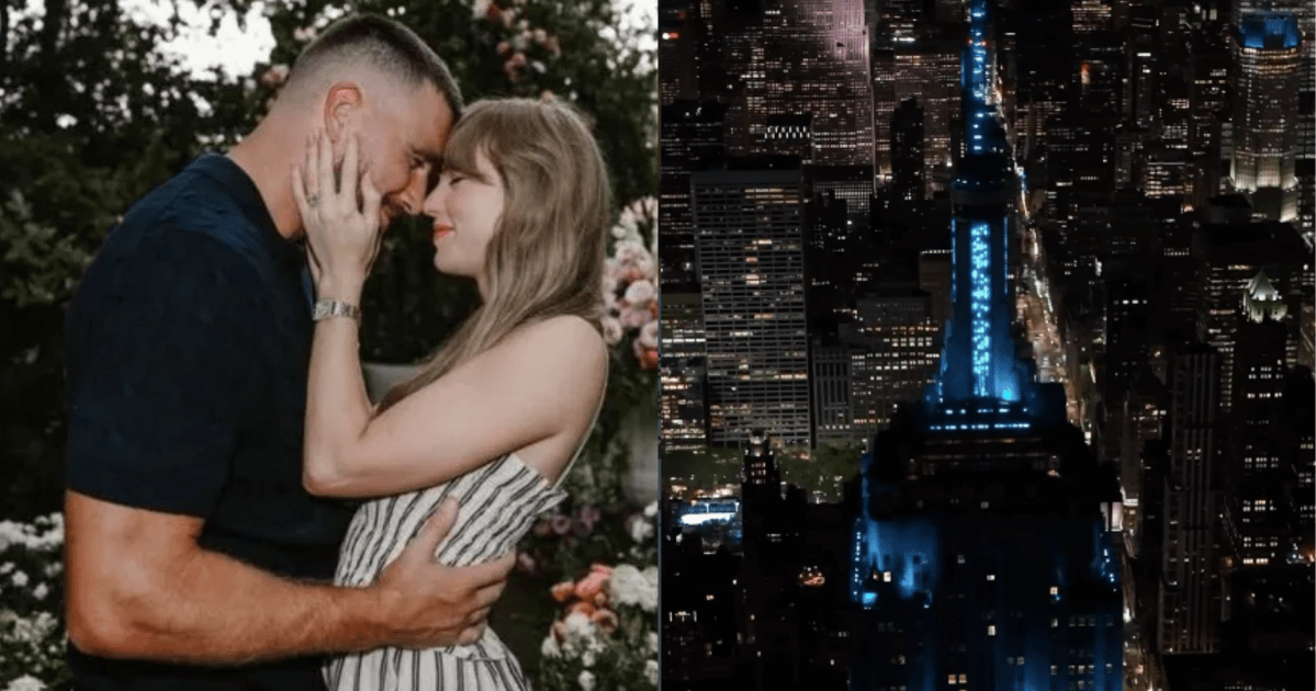 Empire State Building muda de cor para casamento de Taylor Swift