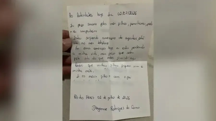 Ex-mulher de goleiro Bruno que desapareceu deixou carta e mencionou agiotas