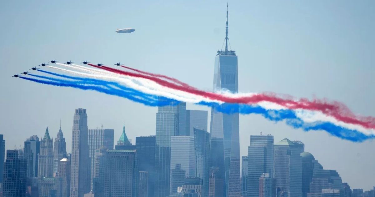 Blue Angels no céu de NY, 5 mil guardas, calor: EUA celebram independência