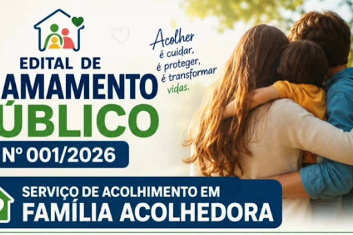 Prefeitura informa que estão abertas as inscrições para o Serviço de Acolhimento em Família Acolhedora