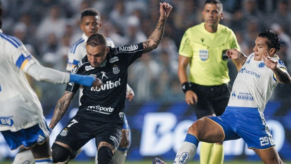 Análise: deu vergonha do Cruzeiro contra o Santos