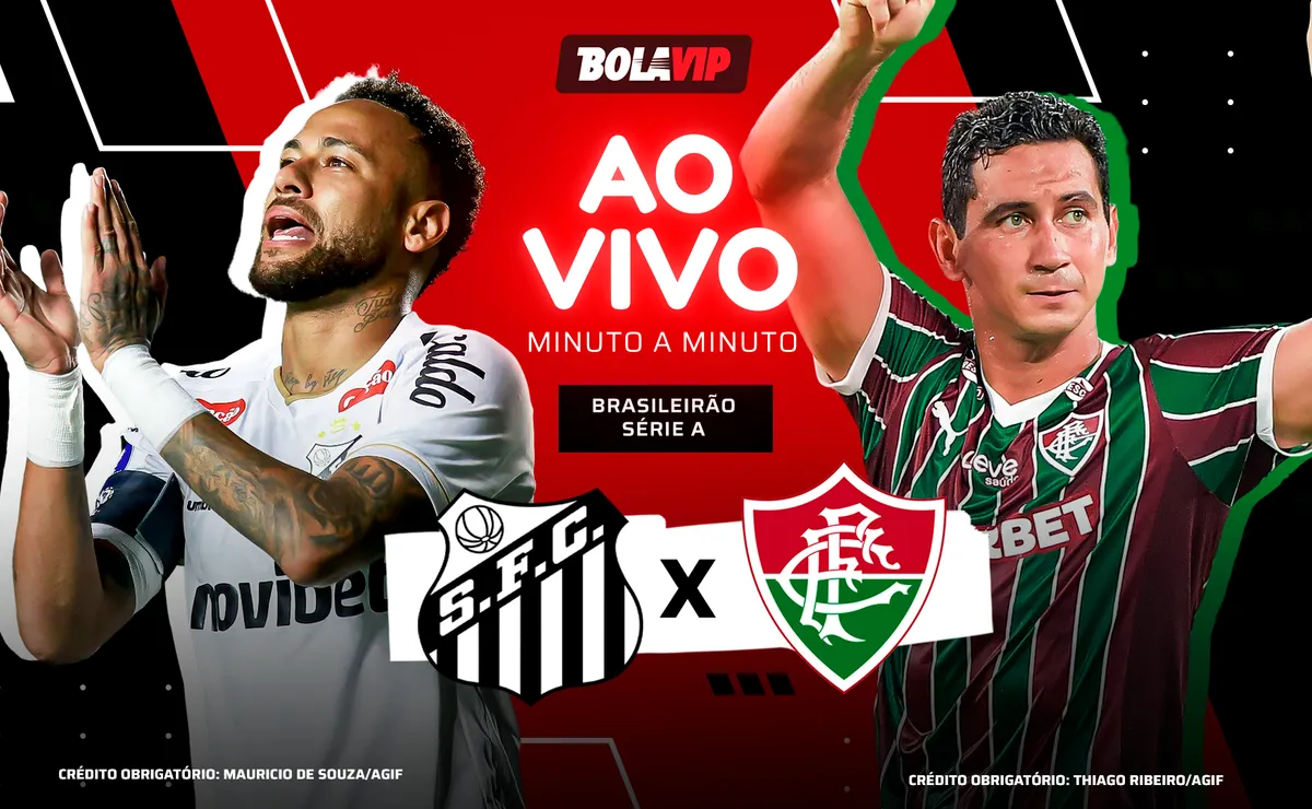 Santos x Fluminense AO VIVO – 0 x 0 – Primeiro Tempo – Brasileirão 2026