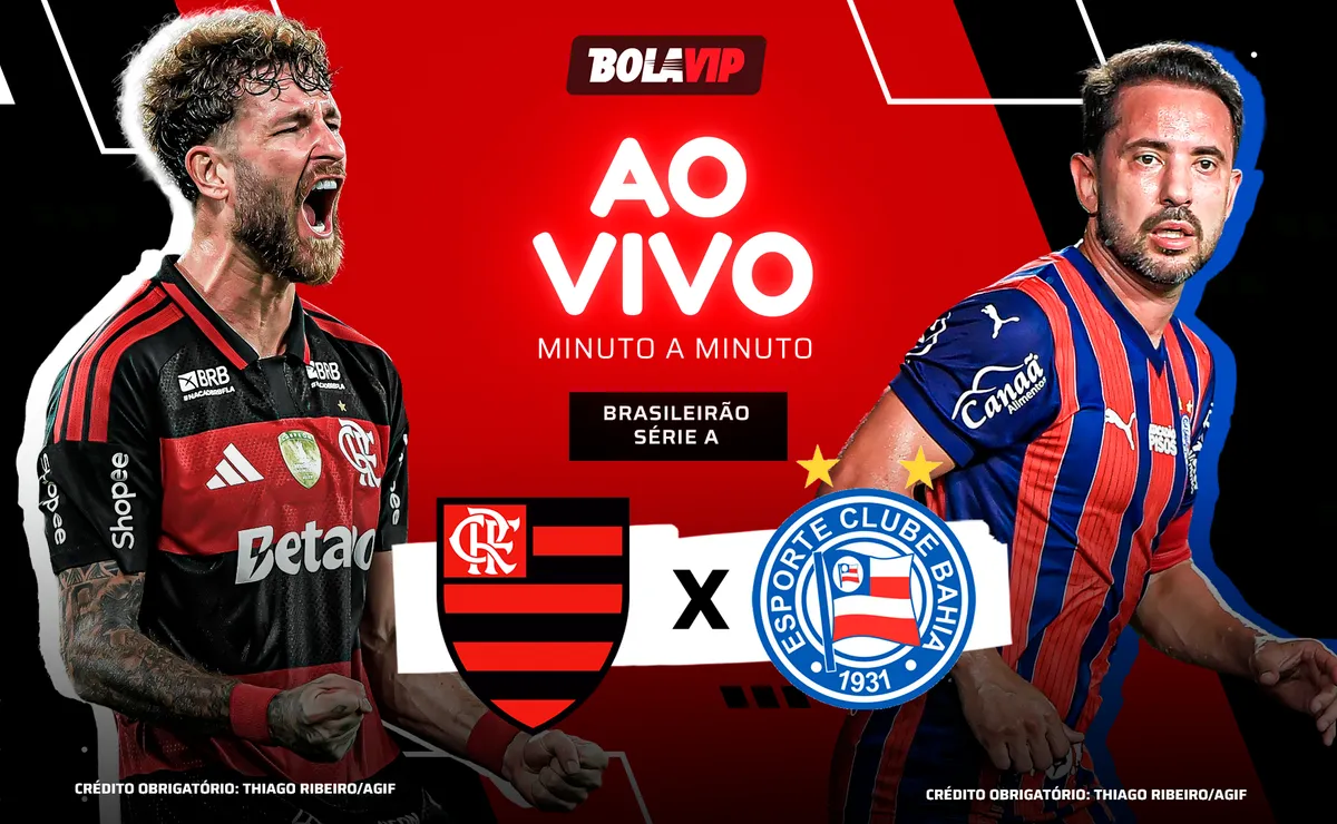 Flamengo x Bahia AO VIVO e GRÁTIS – 1 x 0 – Arrascaeta abre o placar pelo Brasileirão