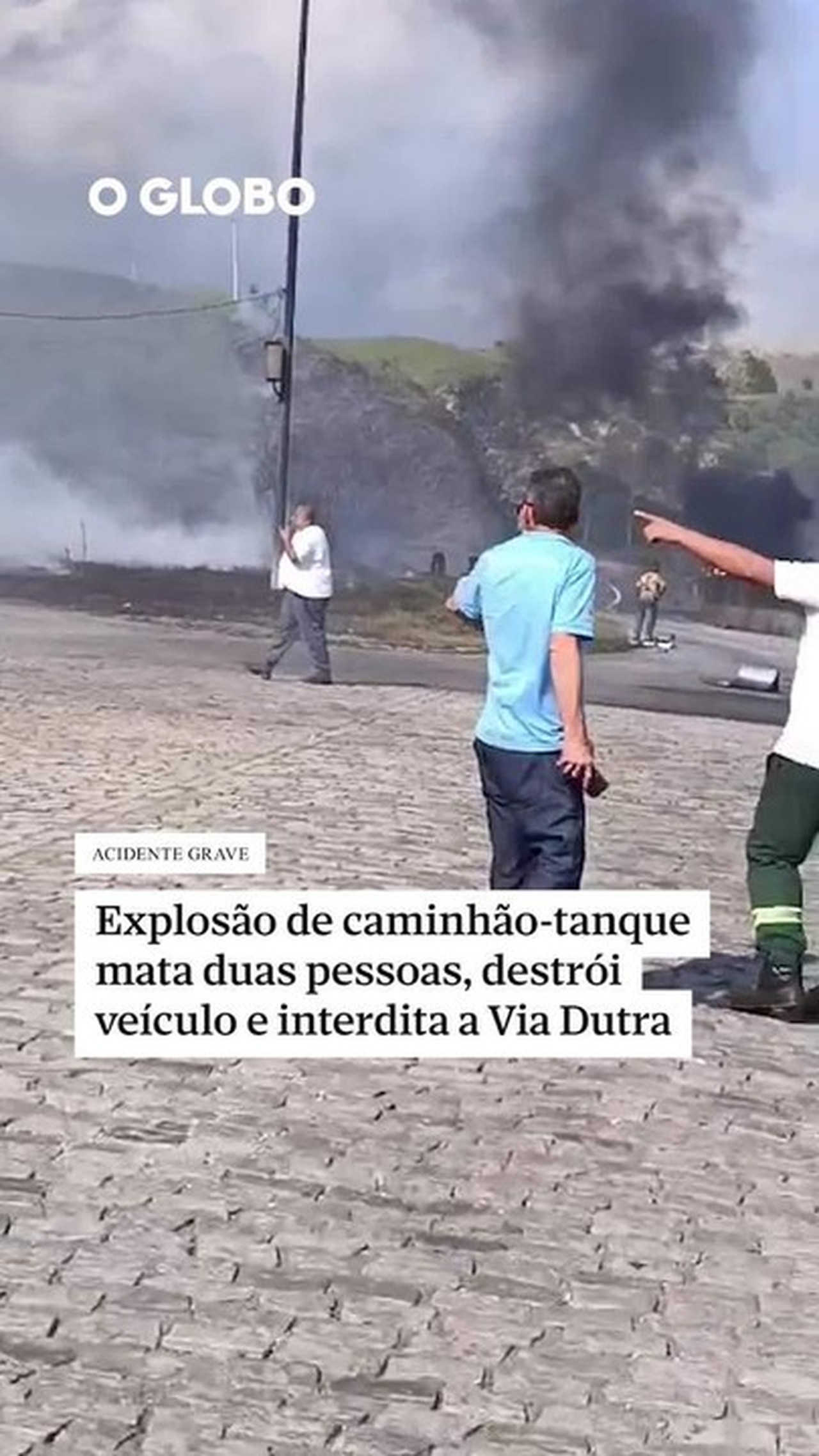 Explosão devastadora na Via Dutra deixa dois mortos e quatro feridos em Barra Mansa