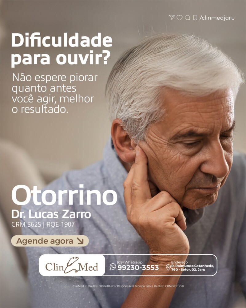 Clin Med destaca importância da saúde auditiva, respiratória e vocal com atendimento especializado em otorrinolaringologia