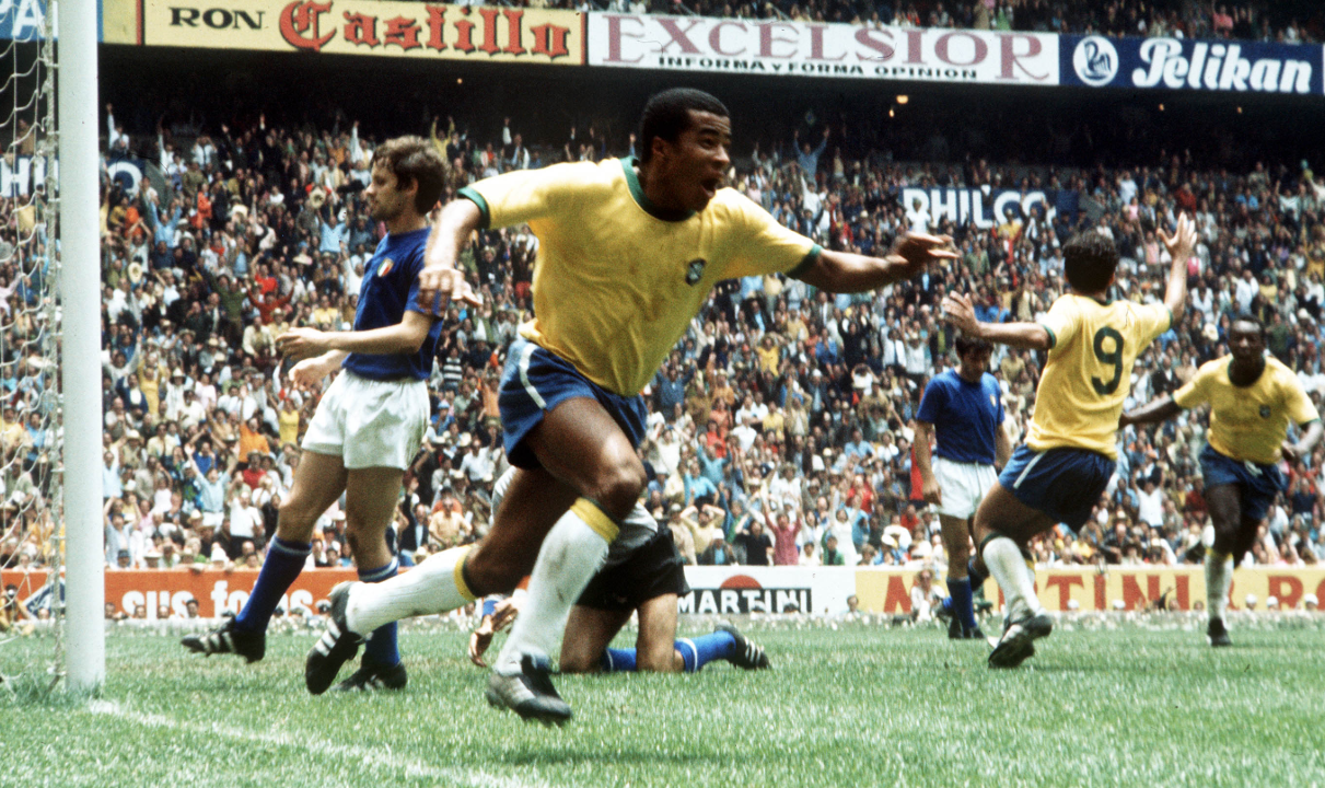 Jairzinho, o “Furacão da Copa”, eterniza 7 gols em Mundial de 1970 e sua história no futebol