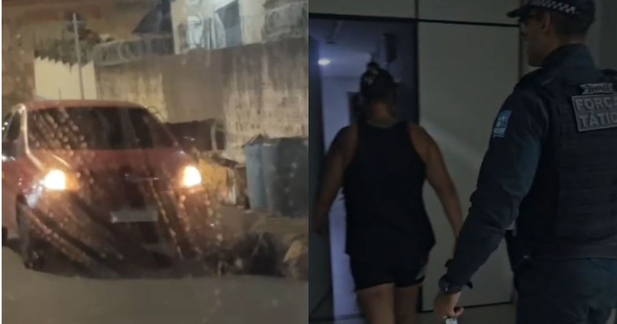 Motorista é presa em Teresina após atropelar homem em situação de rua