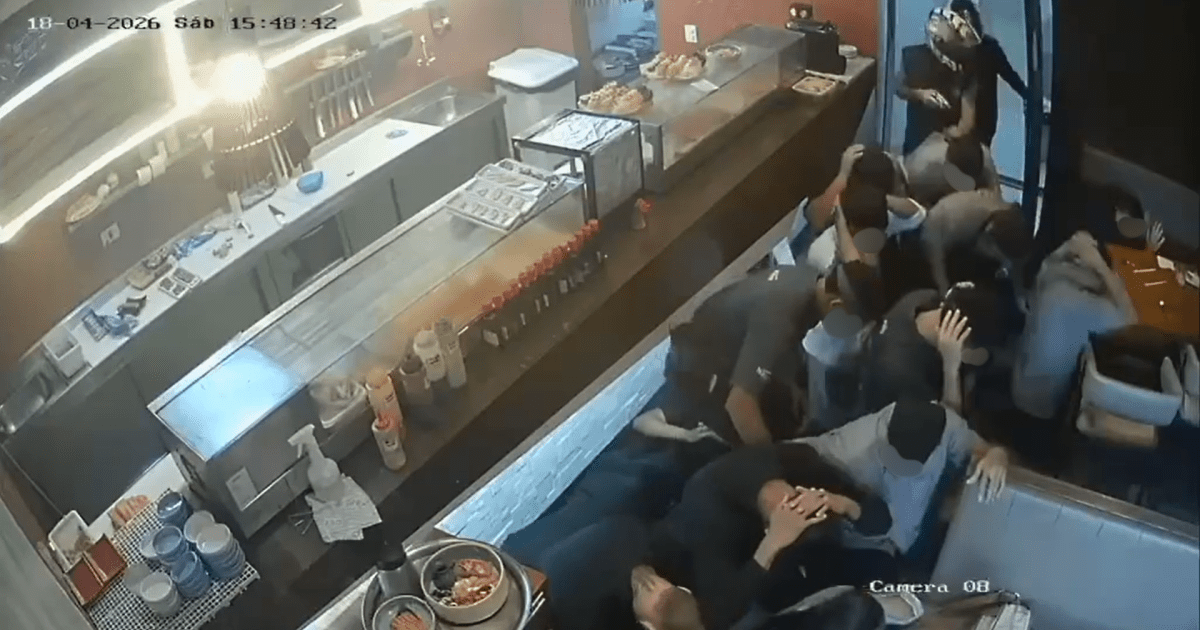 Vídeo: Arrastão assusta clientes em restaurante japonês na zona Sul de SP