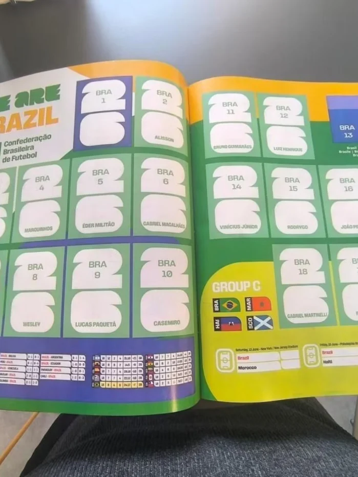 Neymar fica de fora do álbum da Copa do Mundo de 2026 e gera polêmica entre fãs