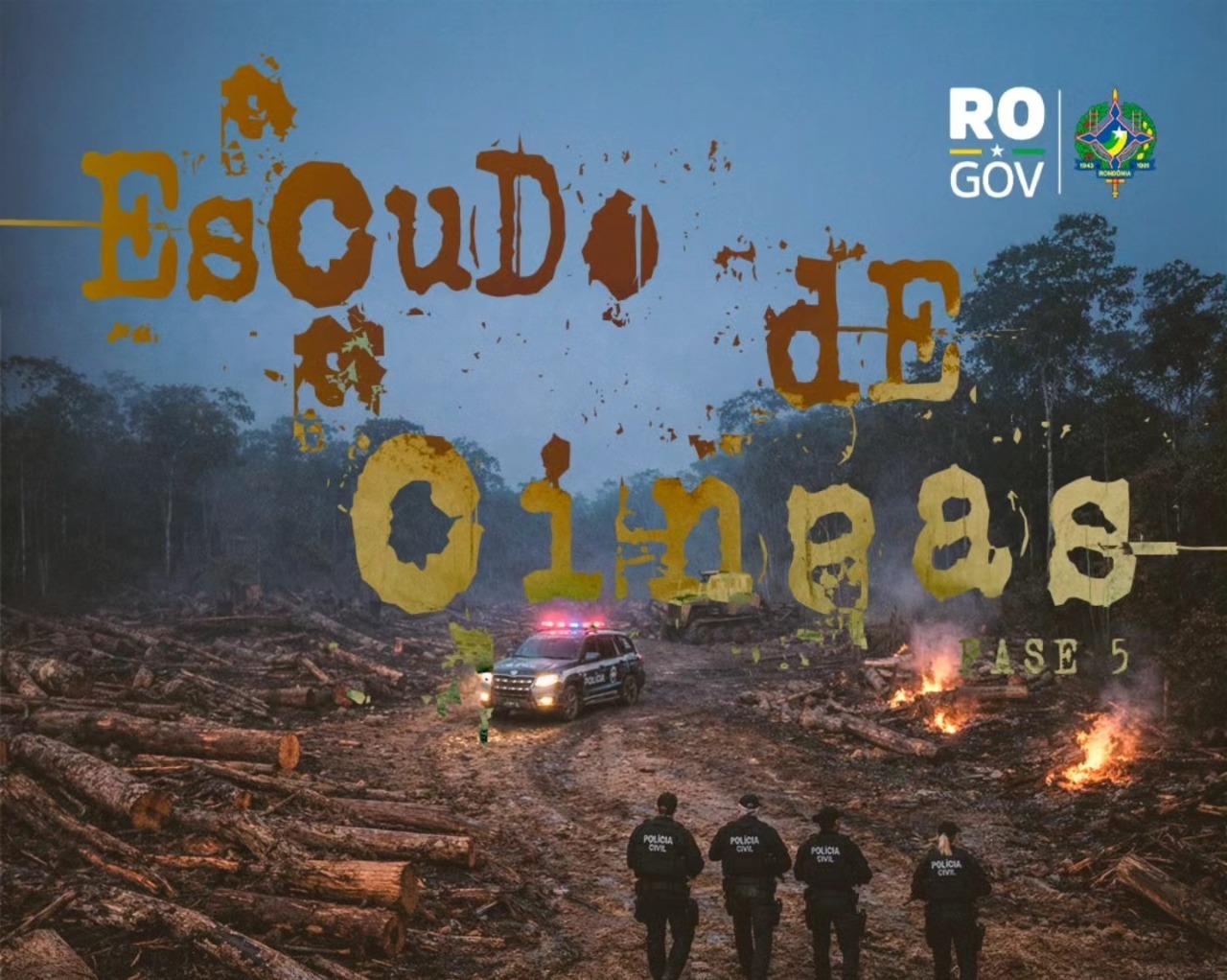 Polícia Civil de Rondônia deflagra operação "Escudo de Cinzas V - Rio Madeira B" contra organização criminosa