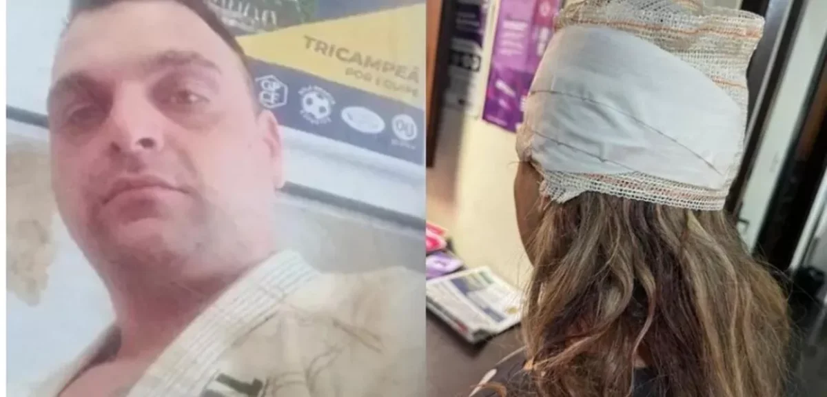 Irritado, lutador espanca esposa e filha de seis meses