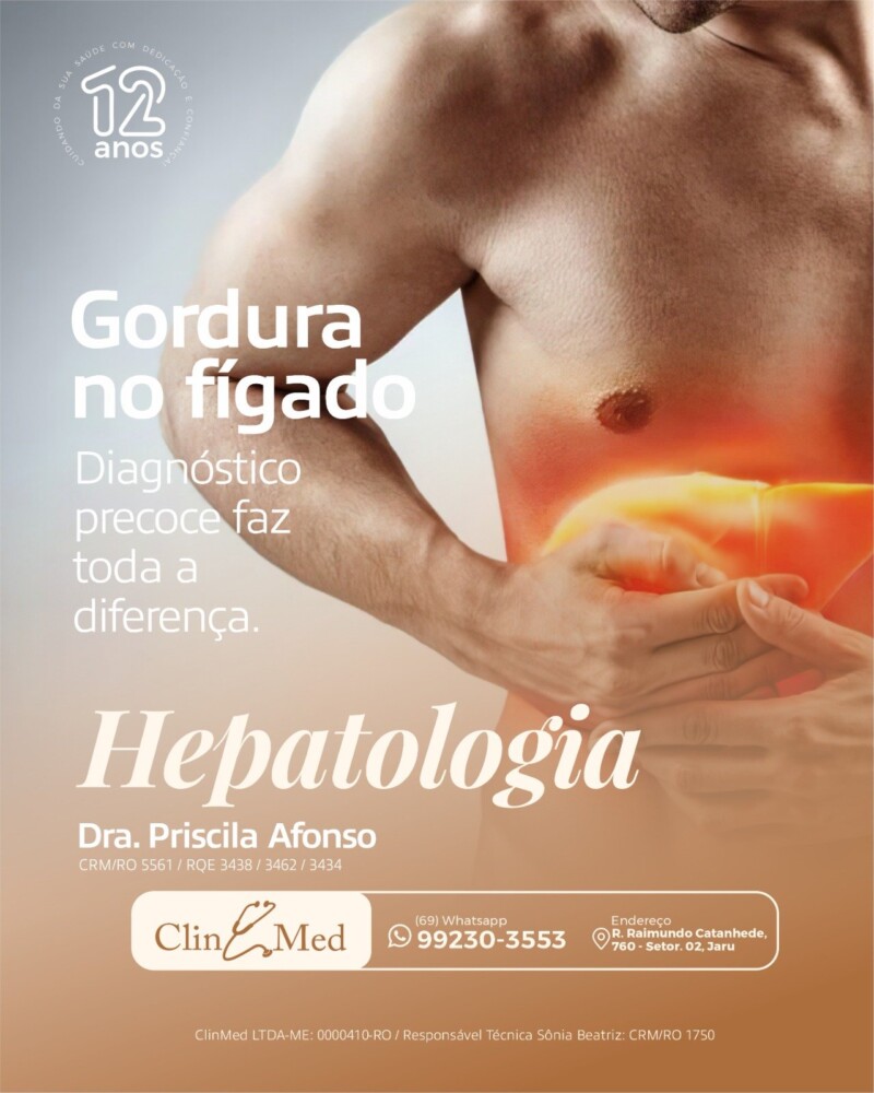 Gordura no fígado: cuidar da saúde é uma prioridade!