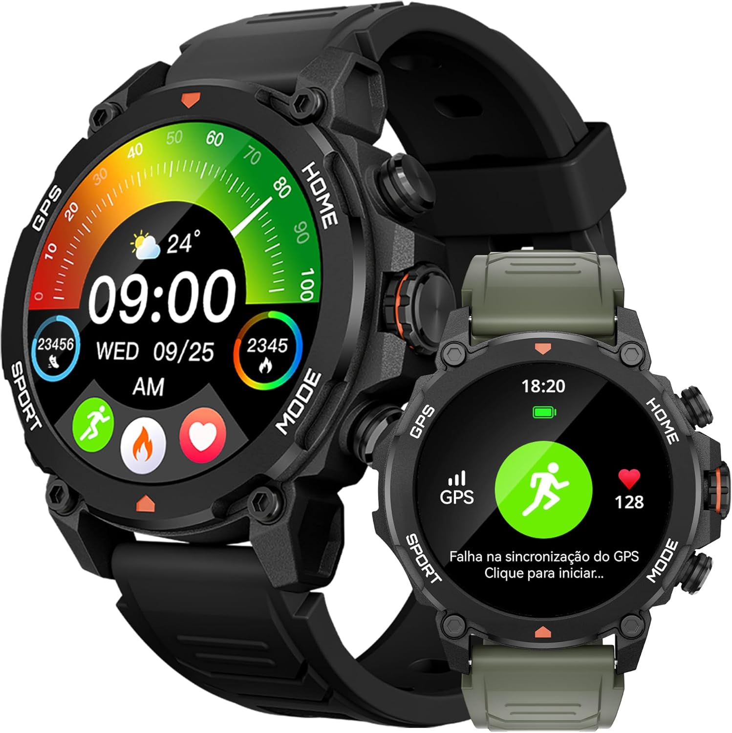 Descubra o AURAFIT: O Smartwatch Masculino com GPS e Monitoramento Esportivo Avançado