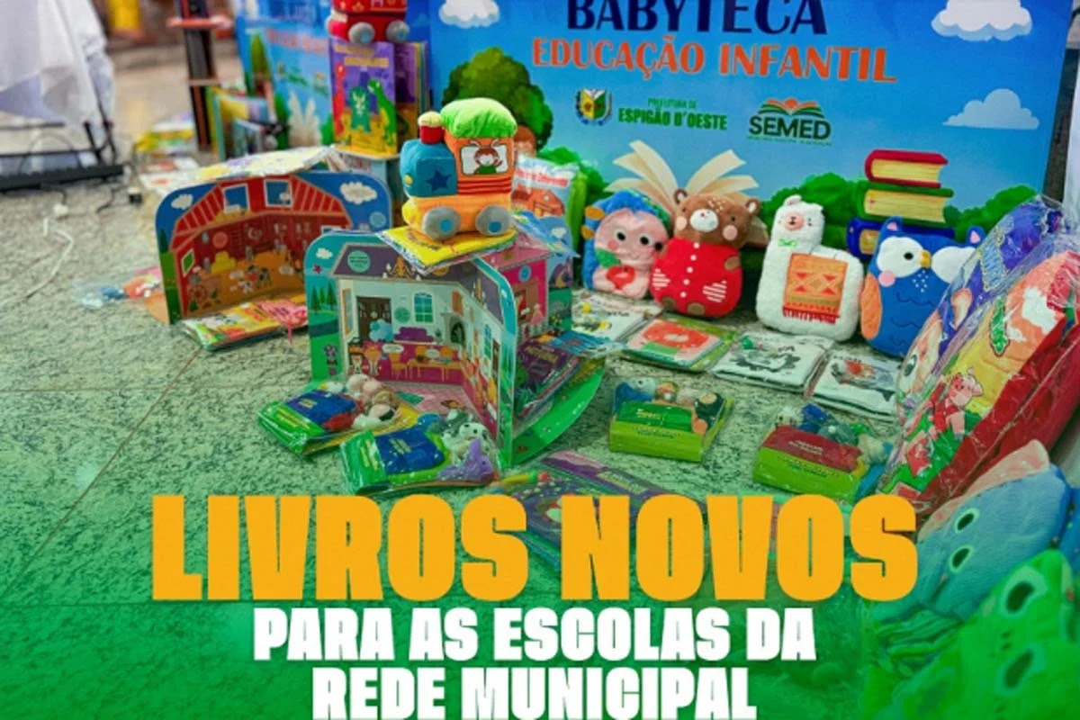 Escolas da Rede Municipal recebem novos acervos literários para os alunos da Educação Infantil e do Ensino Fundamental