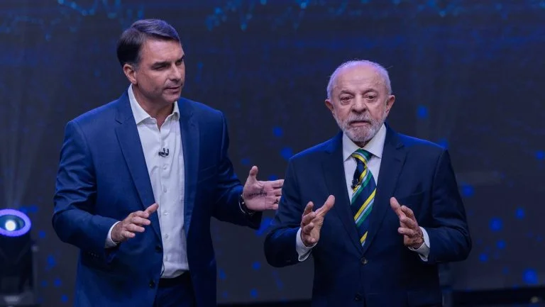 Último debate na Globo: Lula e Flávio frente a frente