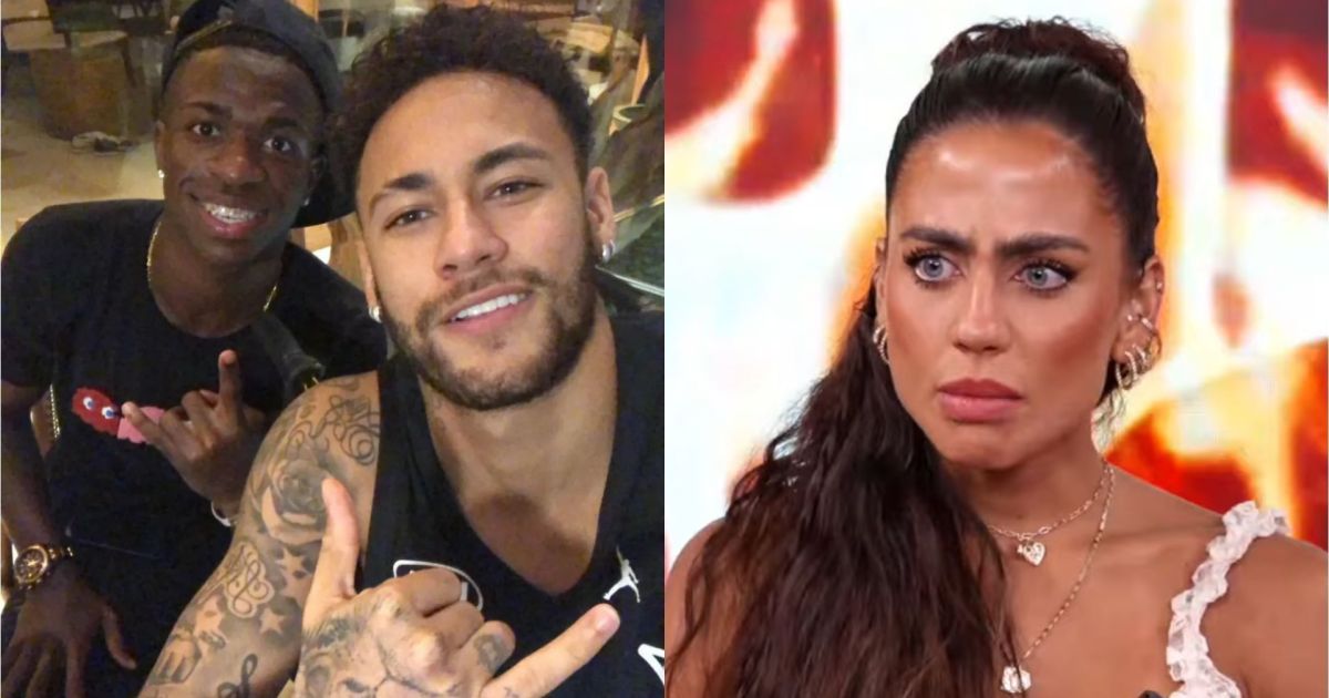 Cathê fala sobre ter sido tratada como ex de Neymar e Vini Jr na “Fazenda”