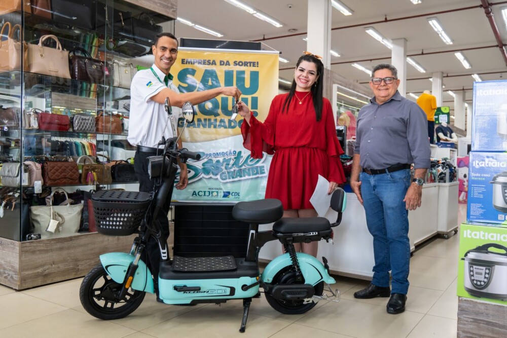 Jaru: Campanha Sorte Grande 2026 premia consumidoras com bicicletas e scooter elétrica