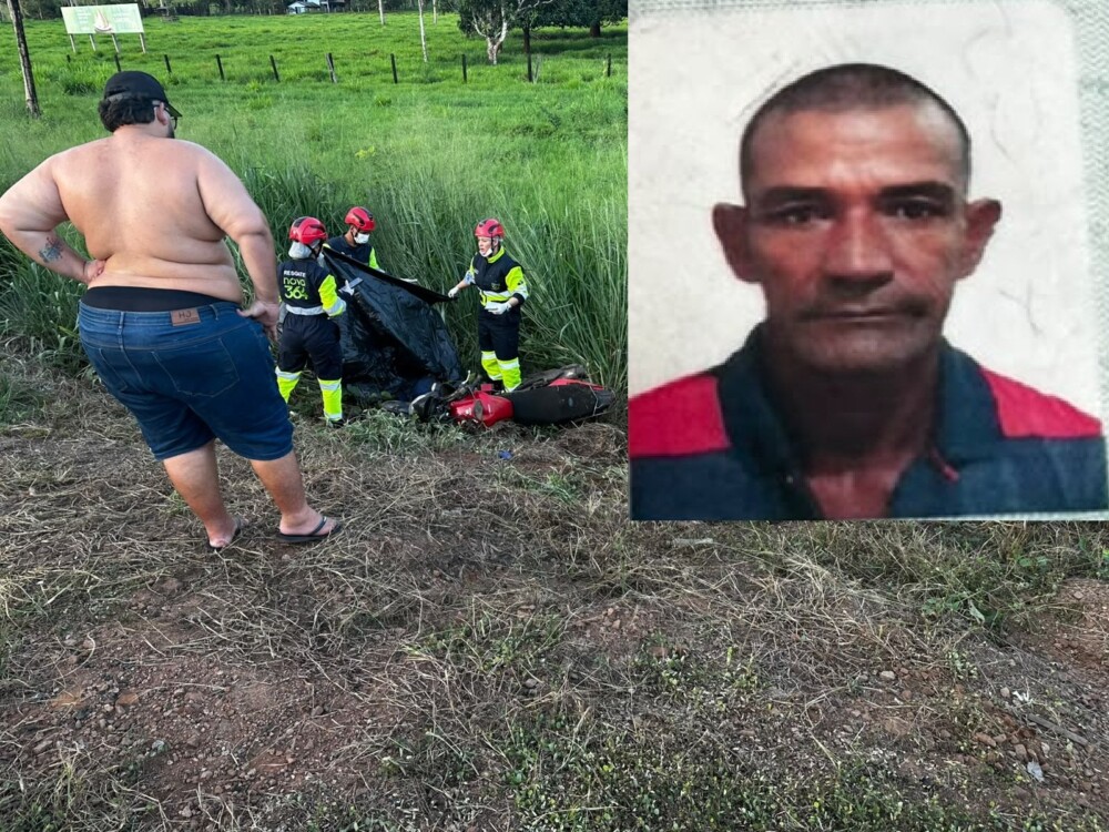 Jaru: Motociclista morre em colisão frontal com caminhão bitrem na BR-364