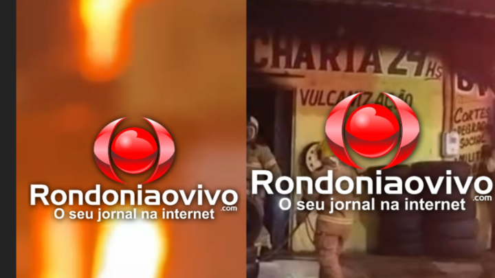 Incêndio atinge lanchonete, barbearia e borracharia na zona Leste de Porto Velho