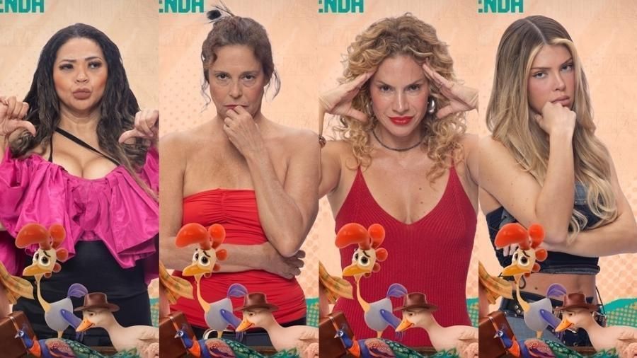 “A Fazenda 18”: Darlin, Giovanna, Maíra e Ana Bruna formam 6ª Roça