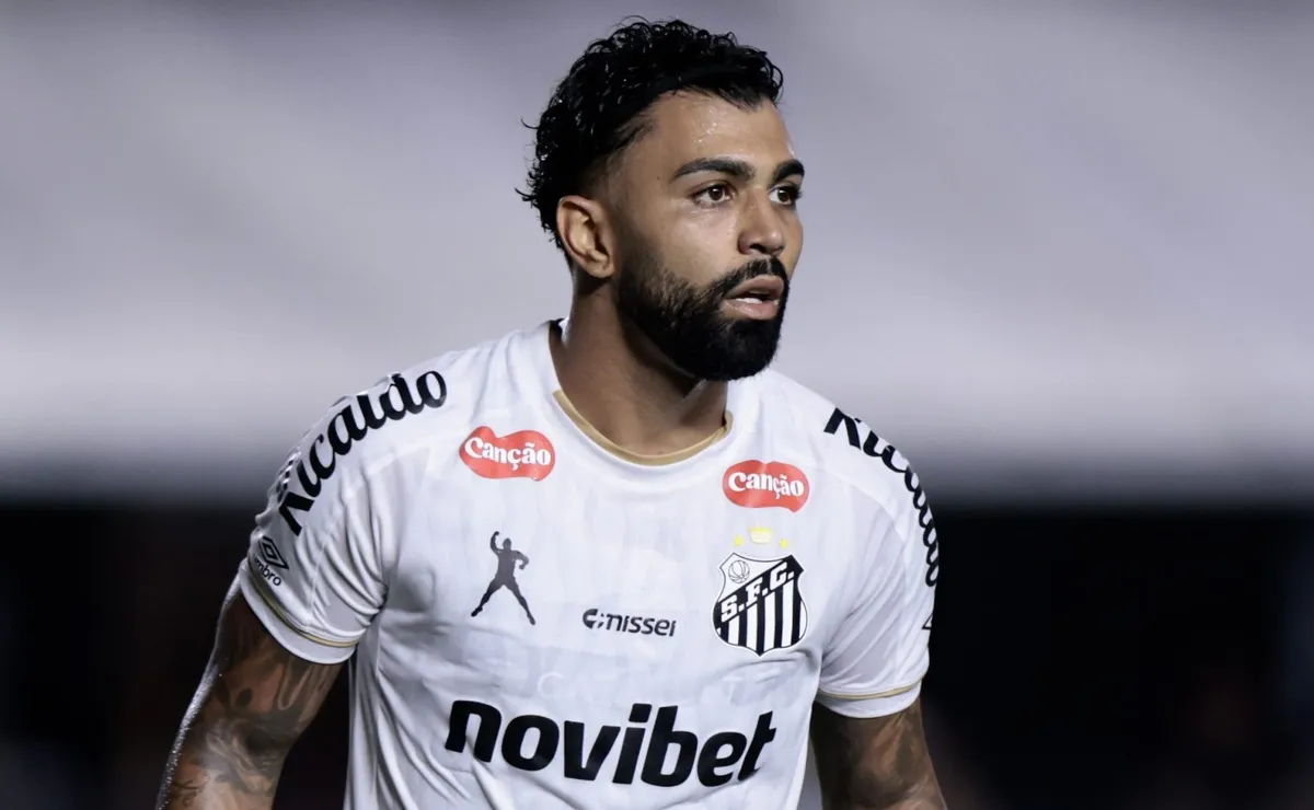 Gabigol balança as redes para o Santos na Vila, mas gol é anulado por impedimento