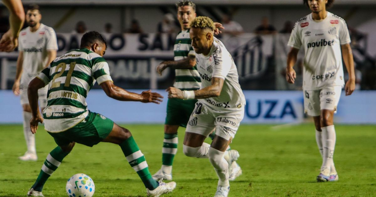 Neymar para na trave, e Santos empata com Coritiba pela Copa do Brasil