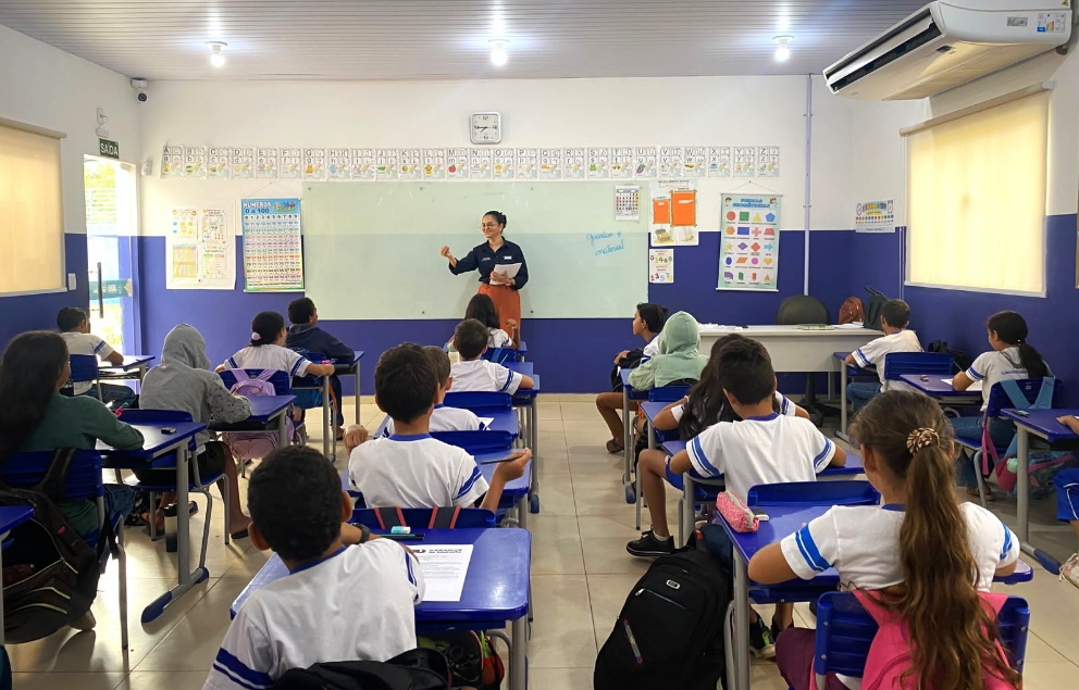 Prefeitura de Jaru aplica avaliações preparatórias com questões de português e matemática para mais de 2.000 alunos dos 2º, 3º e 5º ano que farão provas do SAERO