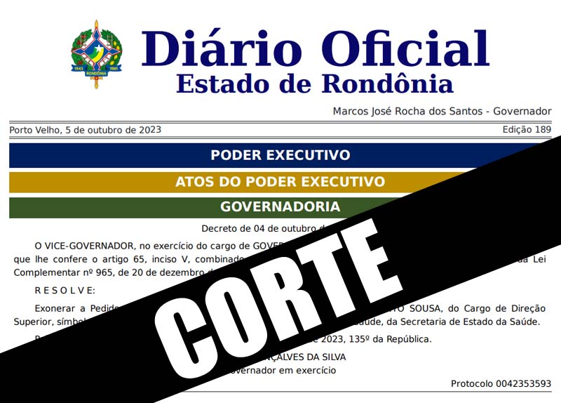 Governo de Rondônia publica 17 nomeações e 12 exonerações em secretarias e órgãos estaduais