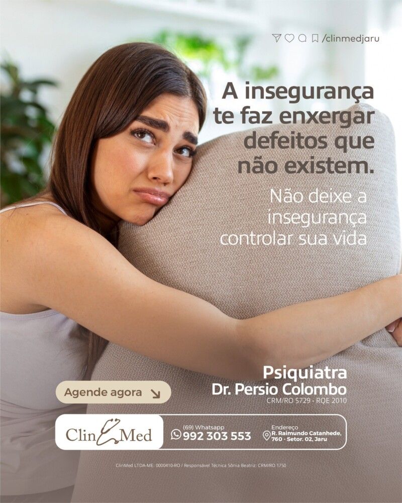 Insegurança: quando a mente cria defeitos que não existem e como superar isso com ajuda da Clin Med